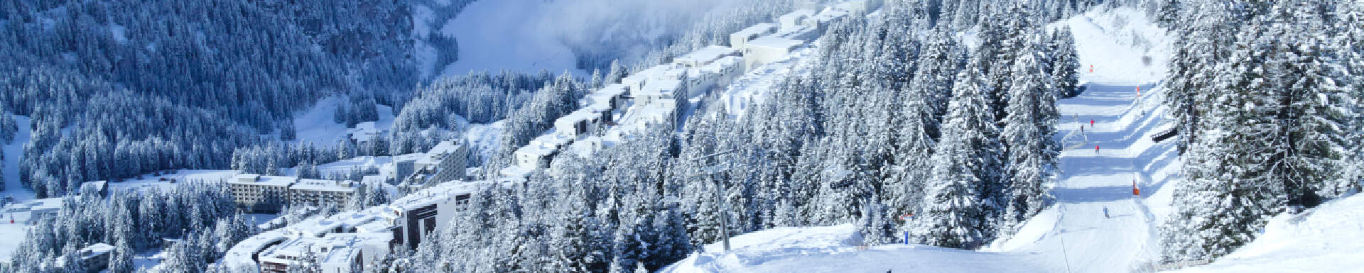 Paysage enneigé, Flaine, France