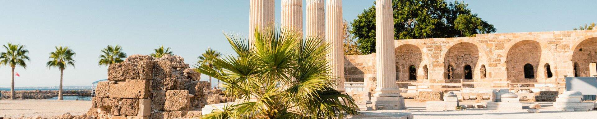 Ruines historiques Side, Turquie