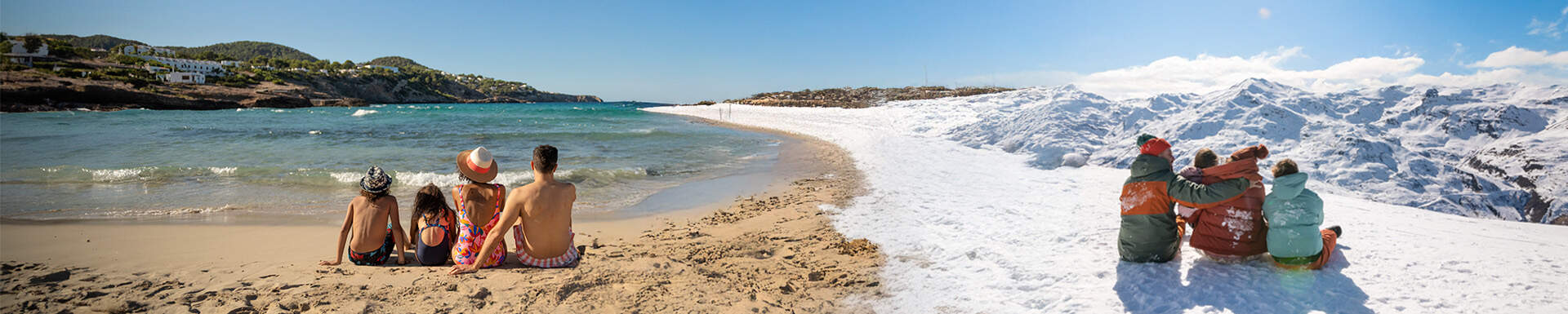 Photo mer et montagne